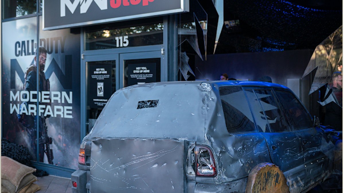 Call of Duty branded experiential activation vehicle